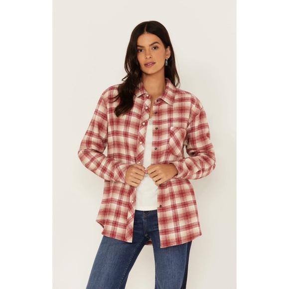 Idyllwind by Miranda Lambert Women’s Plaid Print Roby Flannel Shirt Size XL - Picture 1 of 6